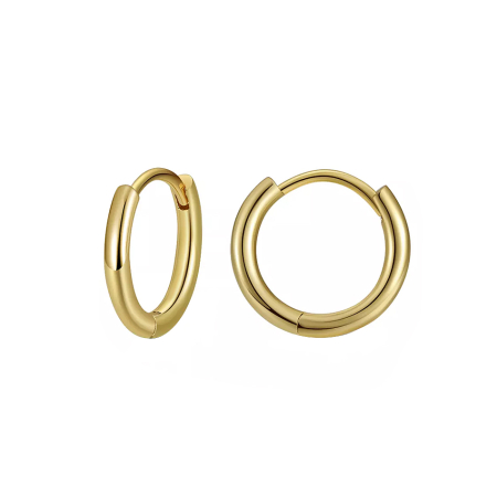 Cercei - Cercei din argint Simple Band Gold