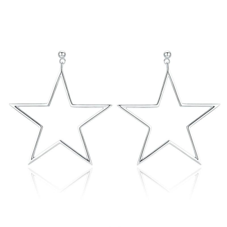 Inactive - Cercei din argint Stars