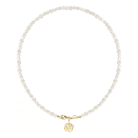 Coliere - Colier cu perle naturale baroque Roses