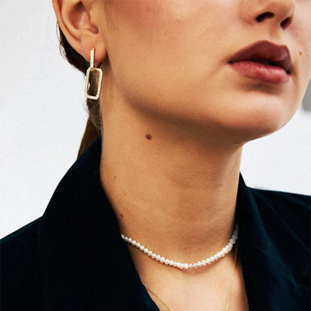 Colier cu perle naturale de cultură Baroque Pearl [1]