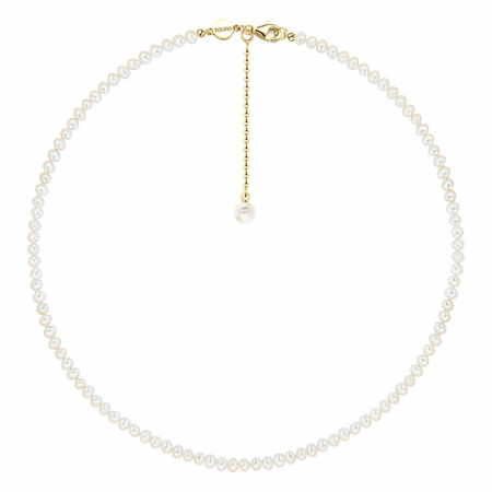 Colier cu perle naturale de cultură mici Pearl Strand [0]