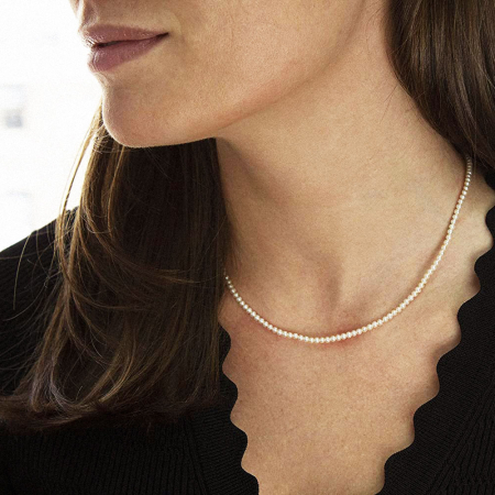 Colier cu perle naturale de cultură mici Shell Star [1]