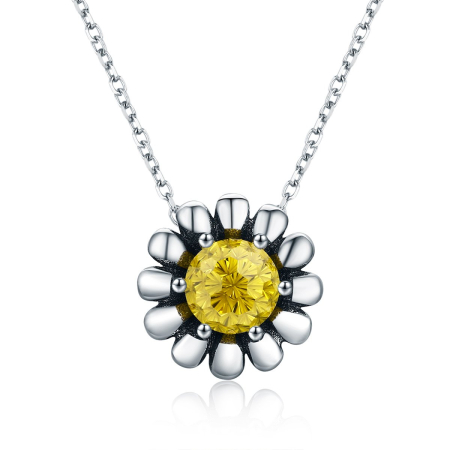Coliere - Colier din argint Sunflower