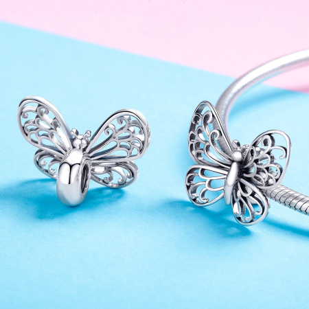 Talisman din argint Butterfly [3]