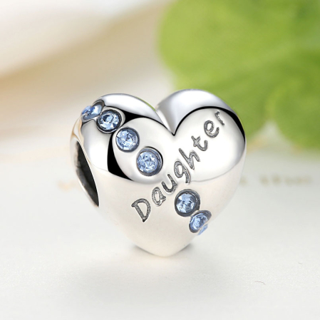 Talisman din argint Daughter Heart [2]
