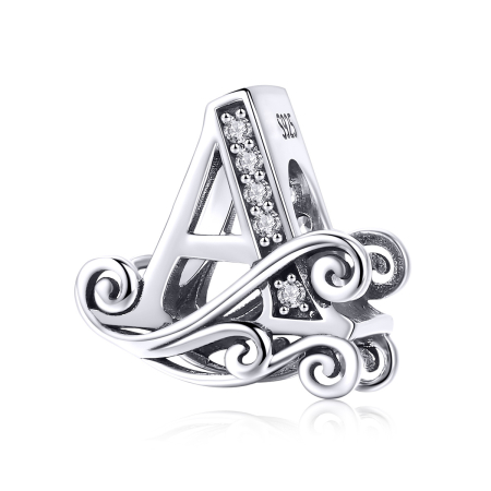 Talismane - Talisman din argint Fairytale Litera A