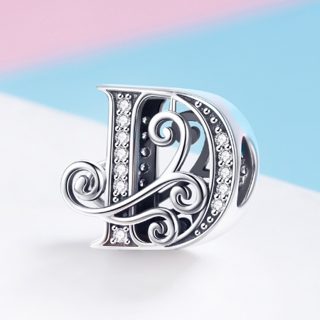 Talisman din argint Fairytale Litera D [1]