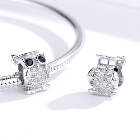 Talisman din argint Owl of Athena [2]