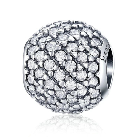 Talismane - Talisman din argint Pave Globe