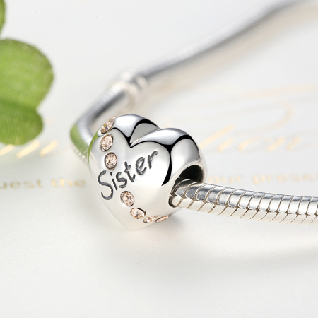 Talisman din argint Sister Heart [1]