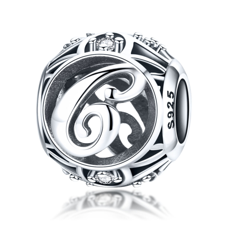 Talismane - Talisman din argint Spark Litera C