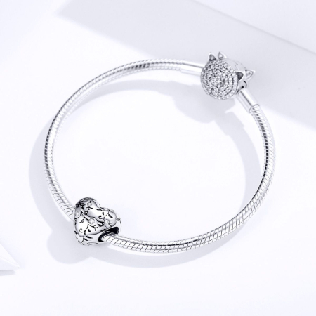 Talisman din argint Spring Heart [2]