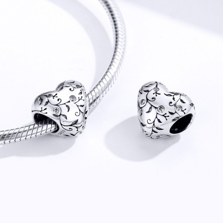 Talisman din argint Spring Heart [3]