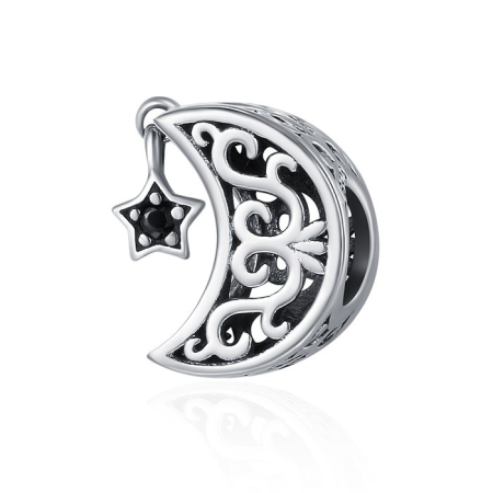 Talismane - Talisman din argint Star and Moon