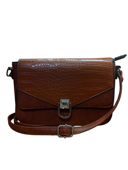 Geantă de Umar Croco Brown [1]