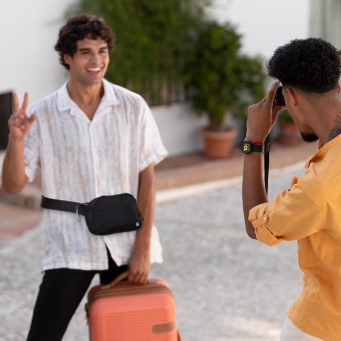 Borseta Unisex Neagra – Compacta [2]