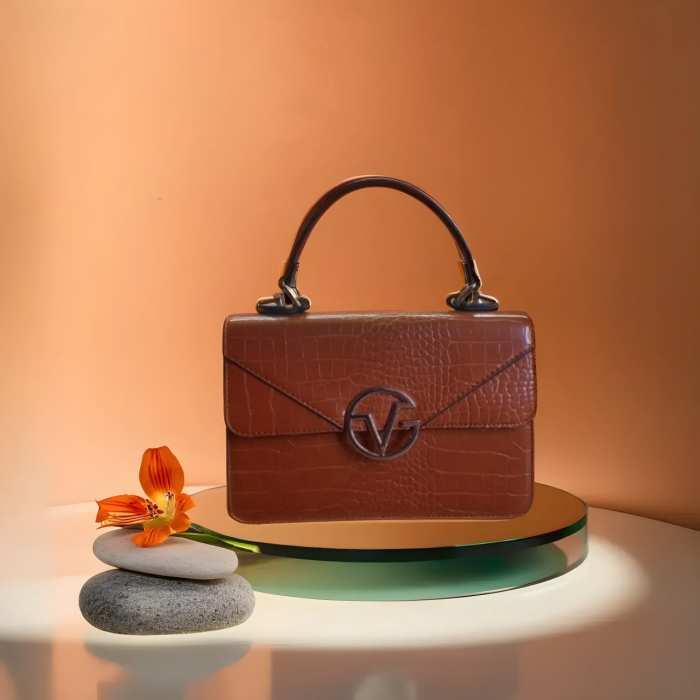 Geanta cu maner si bareta Derya Black [2]