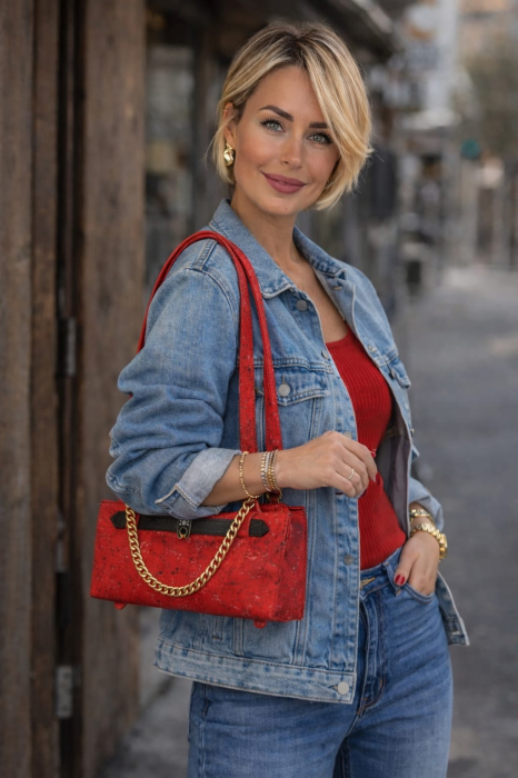 Geanta Dama Gloria Rouge Signature – Titi Valenti [2]