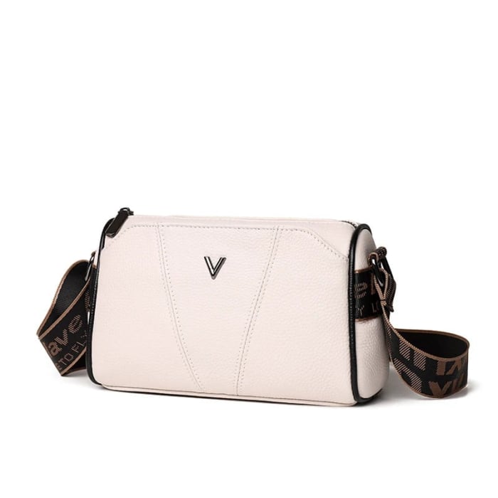 Geanta de dama Ama piele naturala, Alb [1]