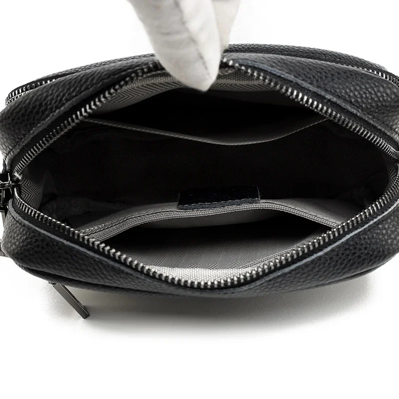 Geanta de Dama din Piele Naturala Neagra – Sofia Crossbody [3]