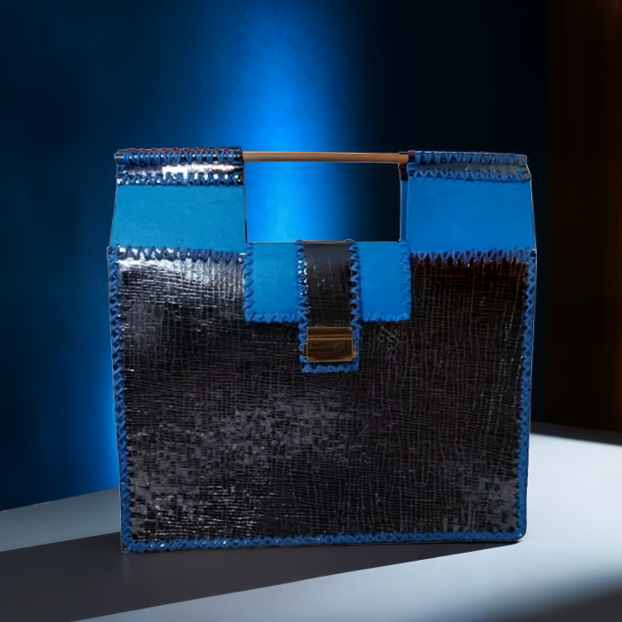Geanta de Laptop Piele Blue Team [2]