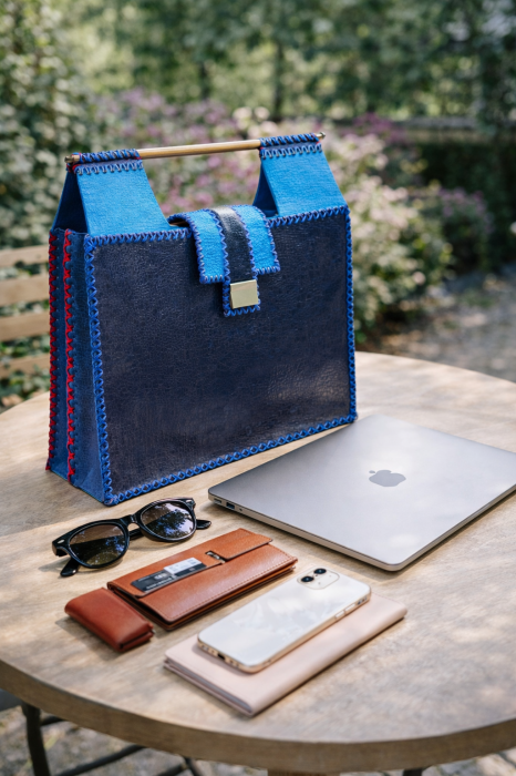 Geanta de Laptop Piele Blue Team [3]