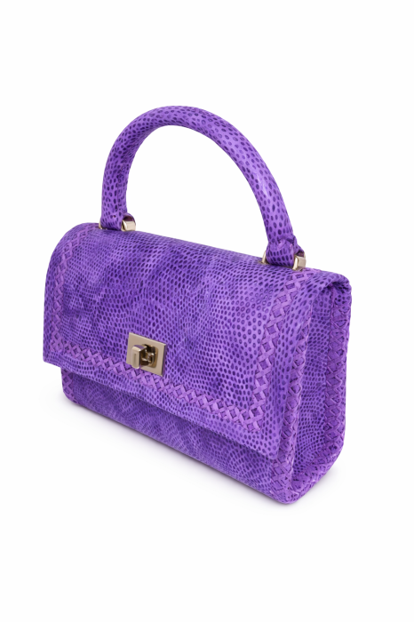 Geanta de Piele Aleyna Mov [4]