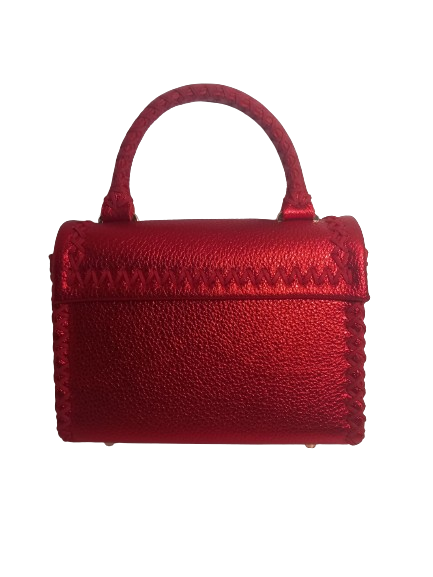 Geanta de piele Aleyna Red Shining [5]