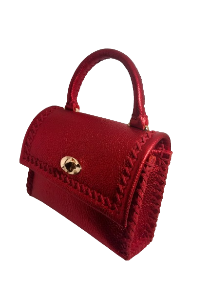 Geanta de piele Aleyna Red Shining [4]