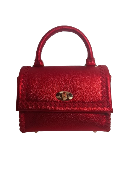 Geanta de piele Aleyna Red Shining [1]