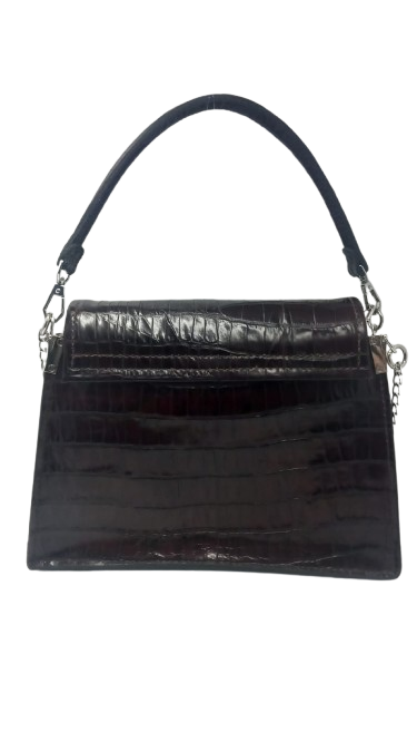 Geanta de piele Croco Melek, coniac [6]