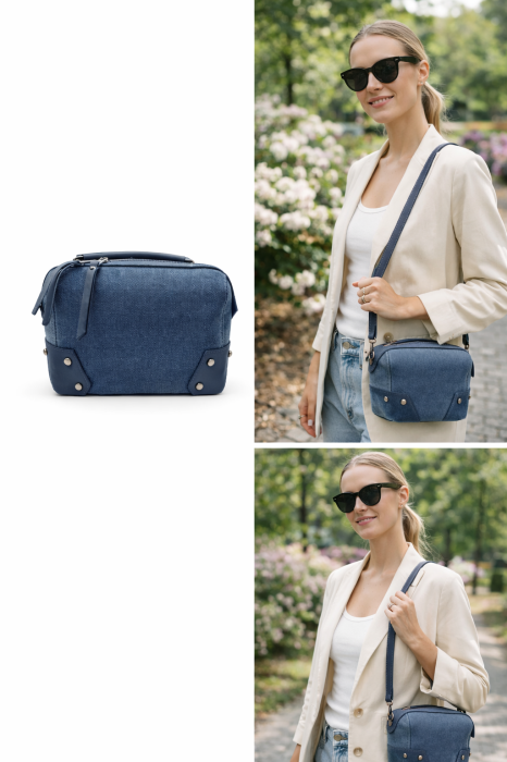Geanta Denim Casual Crossbody [2]