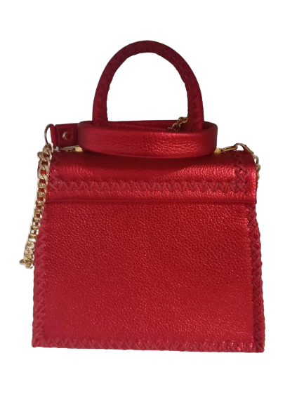 Geanta Handmade Piele Red Ceyda [6]