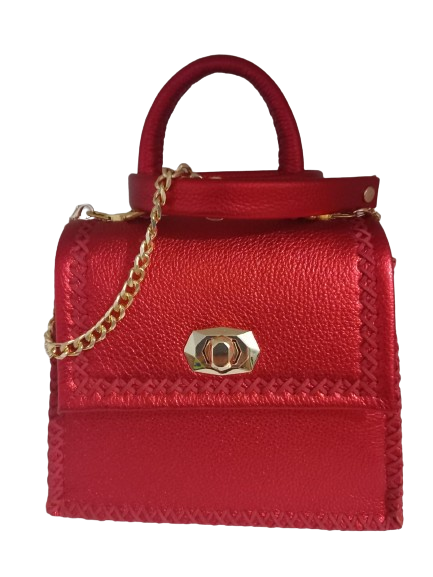 Geanta Handmade Piele Red Ceyda [4]