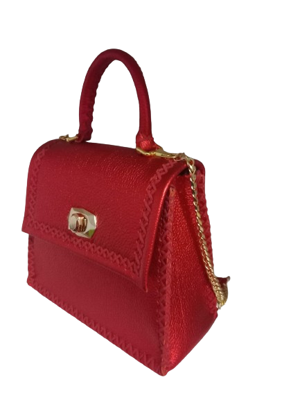 Geanta Handmade Piele Red Ceyda [5]