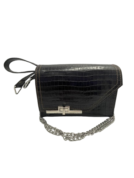 Geanta Karina Dark Brown Croco [1]