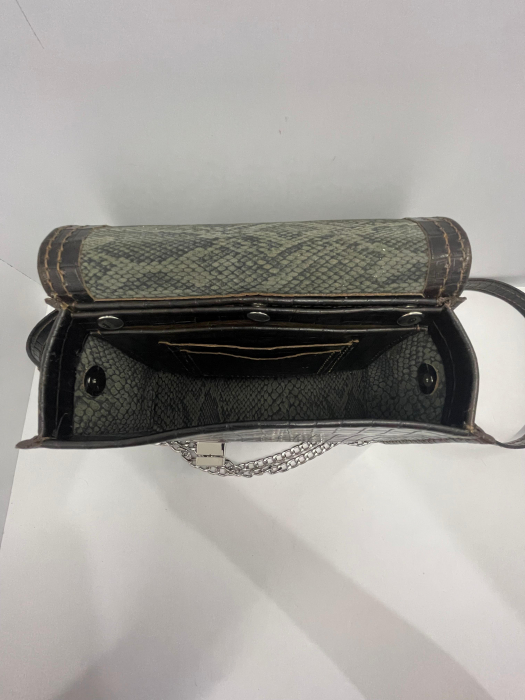 Geanta Karina Dark Brown Croco [8]