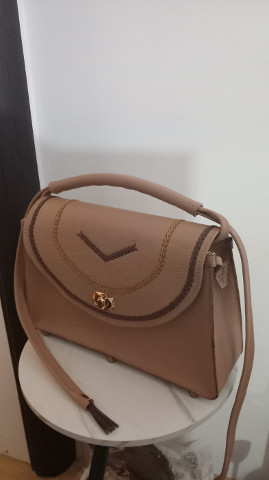 Geanta Piele de Poveste Emira Bej [5]