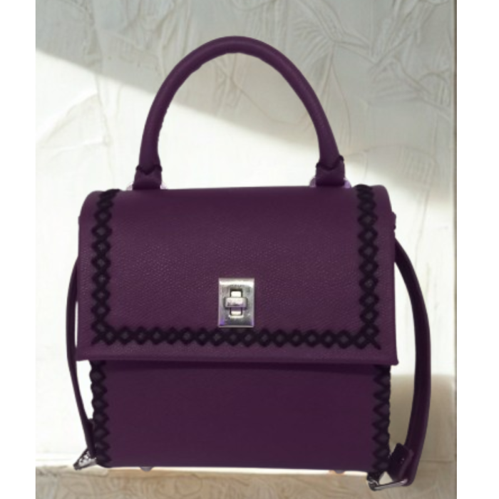 Geanta de mana Piele Olga Purple [2]
