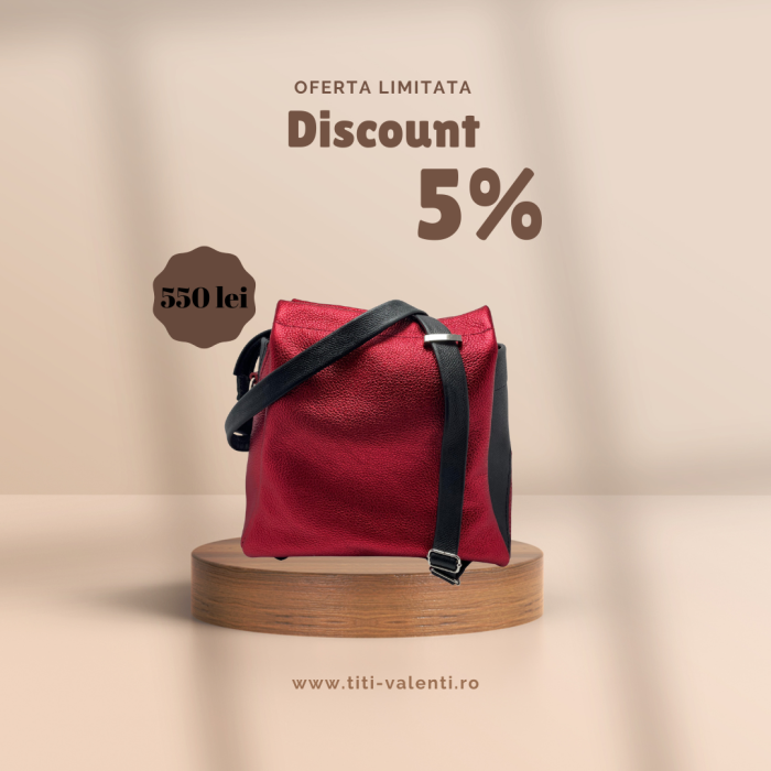 Geanta Roxana Piele Naturala Lucrata Manual [2]
