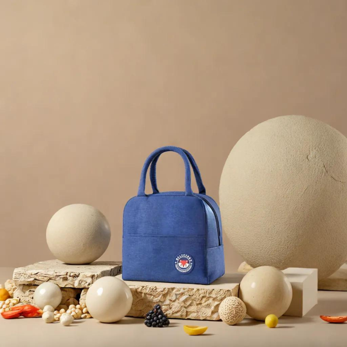 Geanta picnic denim albastru [2]