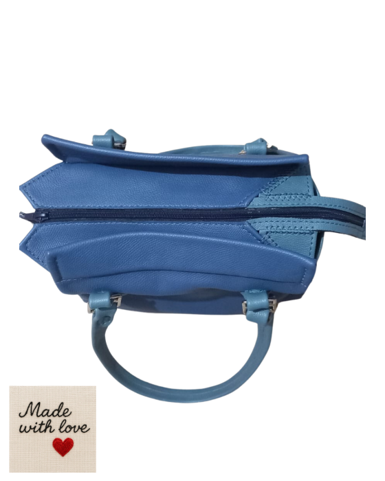 Geanta Titi Valenti Blue Harmony handmade [5]