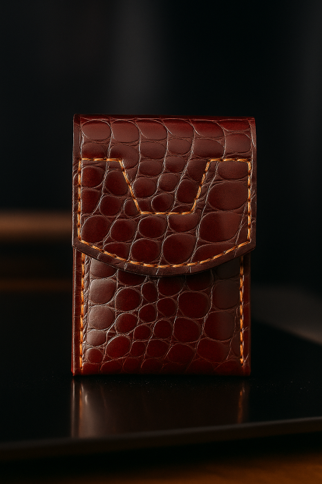 Portcard Valenti Croco Slim, 3 locuri [4]