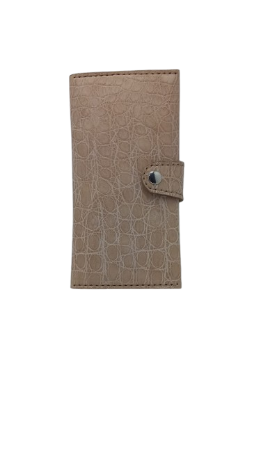 Portofel de Piele Lady Croco Beige [3]