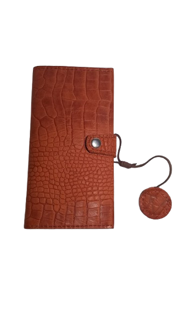 Portofel de Piele Lady Croco Coniac [6]