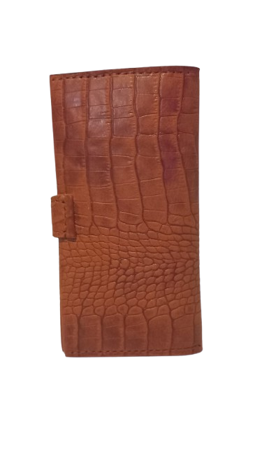 Portofel de Piele Lady Croco Coniac [4]