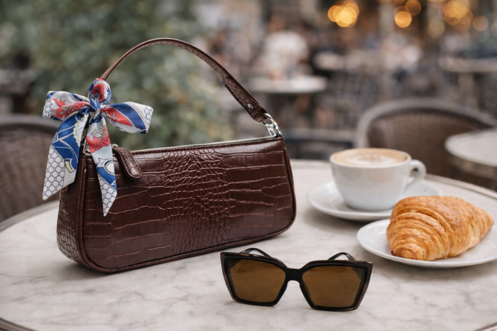 Set geanta dama casual cu ochelari de soare [2]