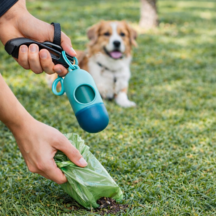 Set Suport + 300 Saci Pentru Resturile Animalelor [2]