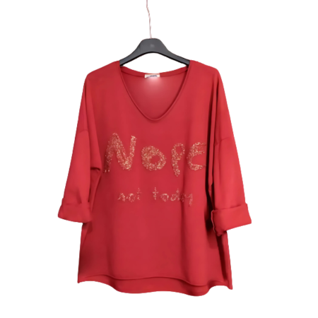 Bluza Oversize Rosie NOPE, not today [3]