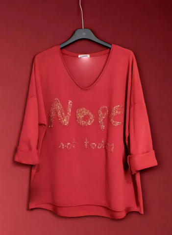 Bluza Oversize Rosie NOPE, not today [1]